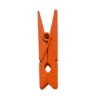 Mini pince en bois, 2,5 cm,sachet de 24 pièces, orange