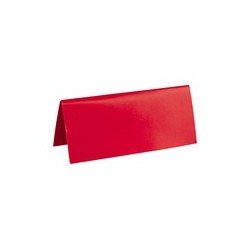 Marque place, carton, 3 x 7 cm, sachet de 10 pièces, rouge