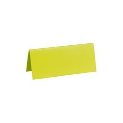 Marque place, carton, 3 x 7 cm, sachet de 10 pièces, vert