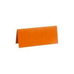 Marque place, carton, 3 x 7 cm, sachet de 10 pièces, orange