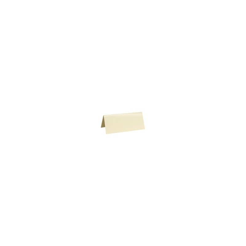 Marque place, carton, 3 x 7 cm, sachet de 10 pièces, ivoire Marque place, carton, 3 x 7 cm, sachet de 10 pièces, ivoire