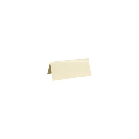 Marque place, carton, 3 x 7 cm, sachet de 10 pièces, ivoire