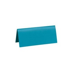 Marque place, carton, 3 x 7 cm, sachet de 10 pièces, turquoise