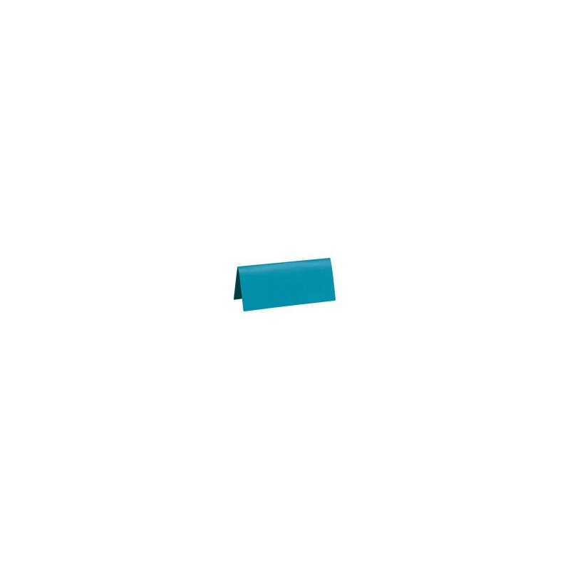 Marque place, carton, 3 x 7 cm, sachet de 10 pièces, turquoise Marque place, carton, 3 x 7 cm, sachet de 10 pièces, turquoise