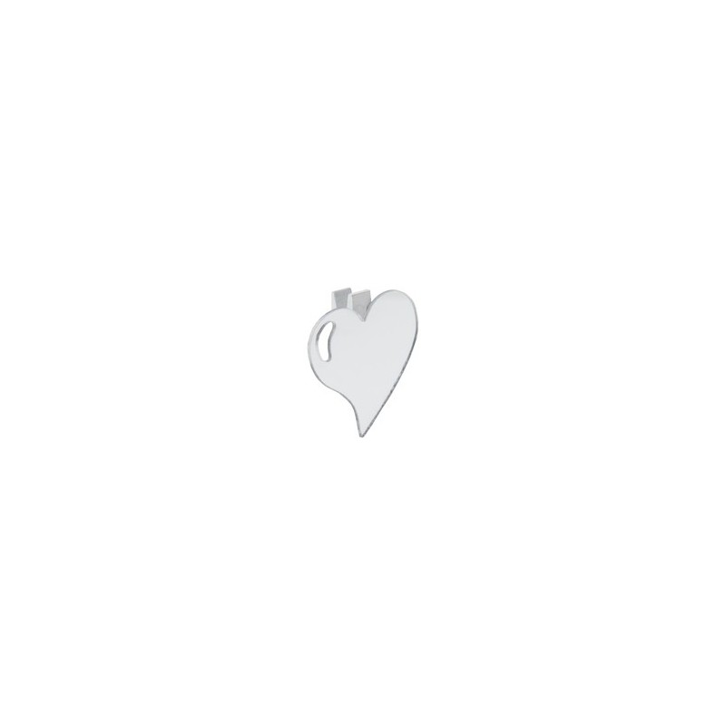 Miroir coeur sur pince, bois & miroir, 4 x 4 cm , sachet de 6 pièces, transparent Miroir coeur sur pince, bois & miroir, 4 x 4 cm , sachet de 6 pièces, transparent