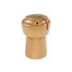 Champagner-Platzmarke, Gold, Polyresin, 3,3 x 5 cm, Beutel mit 2 Stück