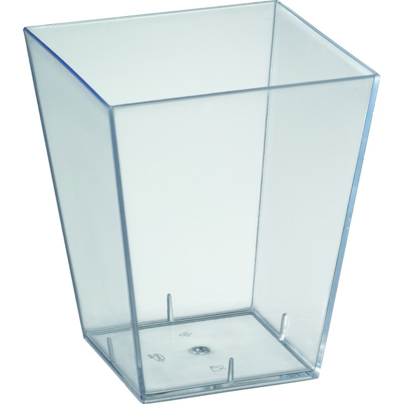 Verrine square large, PS, 6x6x7 cm, 15 cl Verrine square large, PS, 6x6x7 cm, 15 cl
