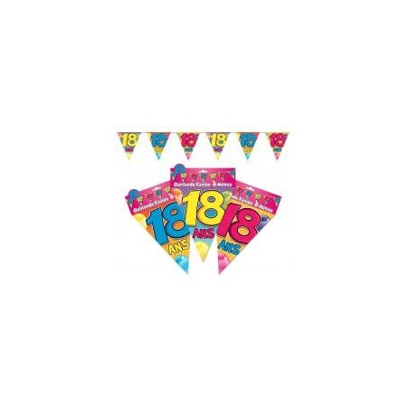 Guirlande fanion 18 ans