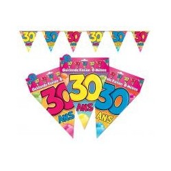 Guirlande fanion 30 ans