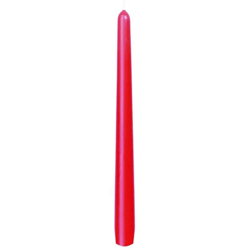 Chandelle, 250 x 22 mm, rouge , durée 7 heures Chandelle, 250 x 22 mm, rouge , durée 7 heures