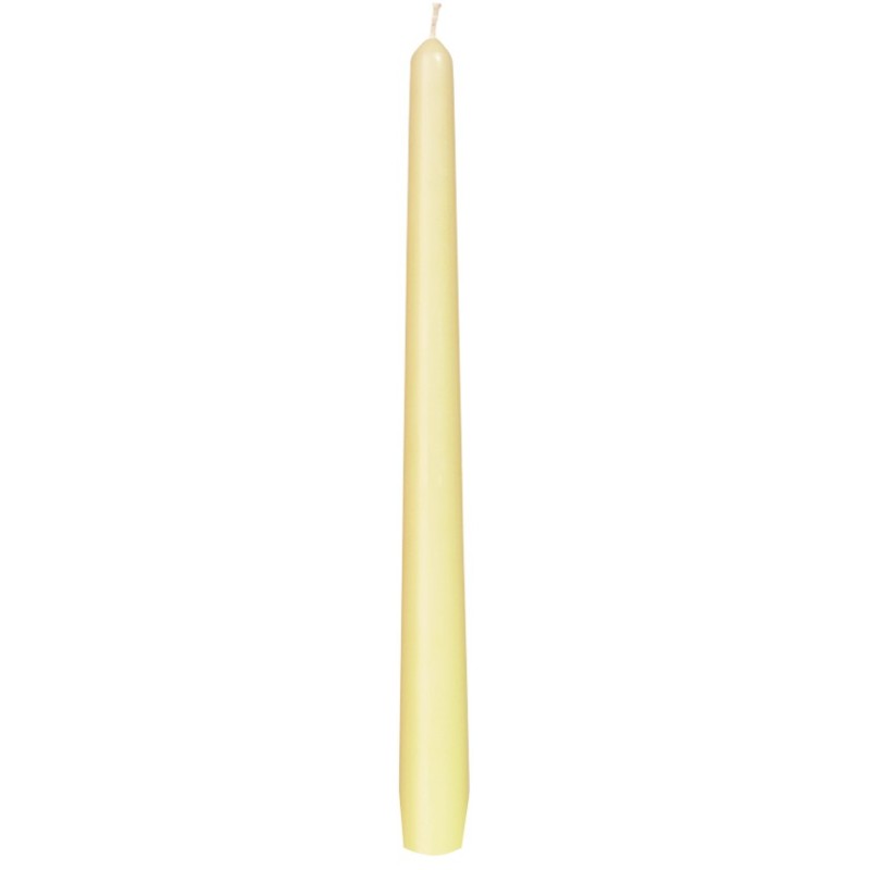 1 Kerze, 250 x 22 mm, Creme, Dauer 7 Stunden