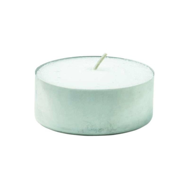 Bougies chauffe plat maxi, blanc, 6 cm, durée 8 heures