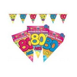 Guirlande fanion 80 ans