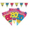 1 Wimpelgirlande "80 ans" 1 Wimpelgirlande "80 ans"