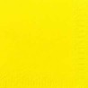 Serviettes Dunilin jaune, 40 x 40, 1/4