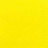 Serviettes Dunilin jaune, 40 x 40, 1/4