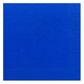Serviettes Dunilin bleu foncé, 40 x 40, 1/4