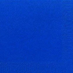 Serviettes Dunilin bleu foncé, 40 x 40, 1/4