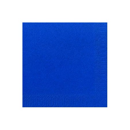 Serviettes Dunilin bleu foncé, 40 x 40, 1/4
