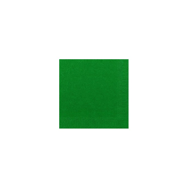 Serviettes Dunilin vert chasseur, 40 x 40, 1/4 Serviettes Dunilin vert chasseur, 40 x 40, 1/4