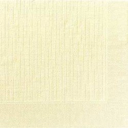 50 Klassik-Servietten, uni, cream, 40 x 40, 1/4