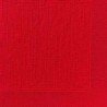 Serviettes classic Rouge, 40 x 40, 1/4