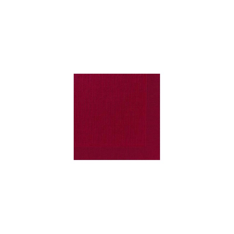 Serviettes classic bordeaux, 40 x 40, 1/4