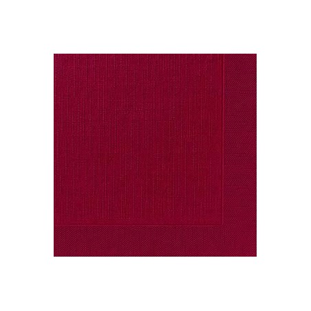 Serviettes classic bordeaux, 40 x 40, 1/4