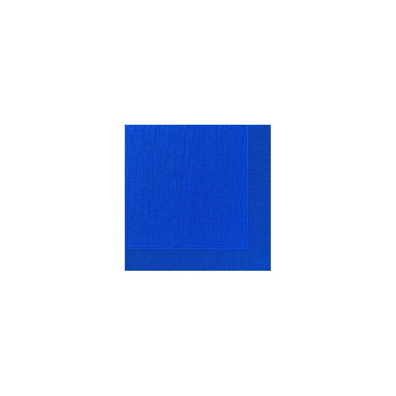 50 Serviettes classic, bleu foncé, 40 x 40, 1/4