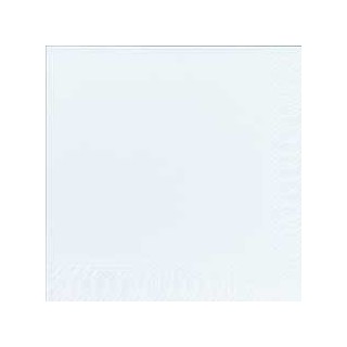 50 Servietten, 33x33, 3 lagig, weiss