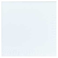 Serviettes 33x33 3 couches blanc