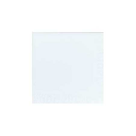 Serviettes 33x33 3 couches blanc