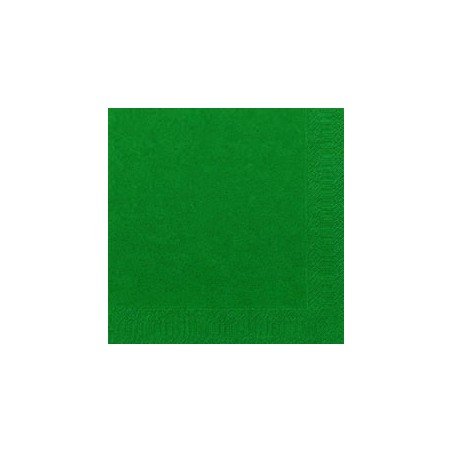 50 tovaglioli 33x33 3 strati verde