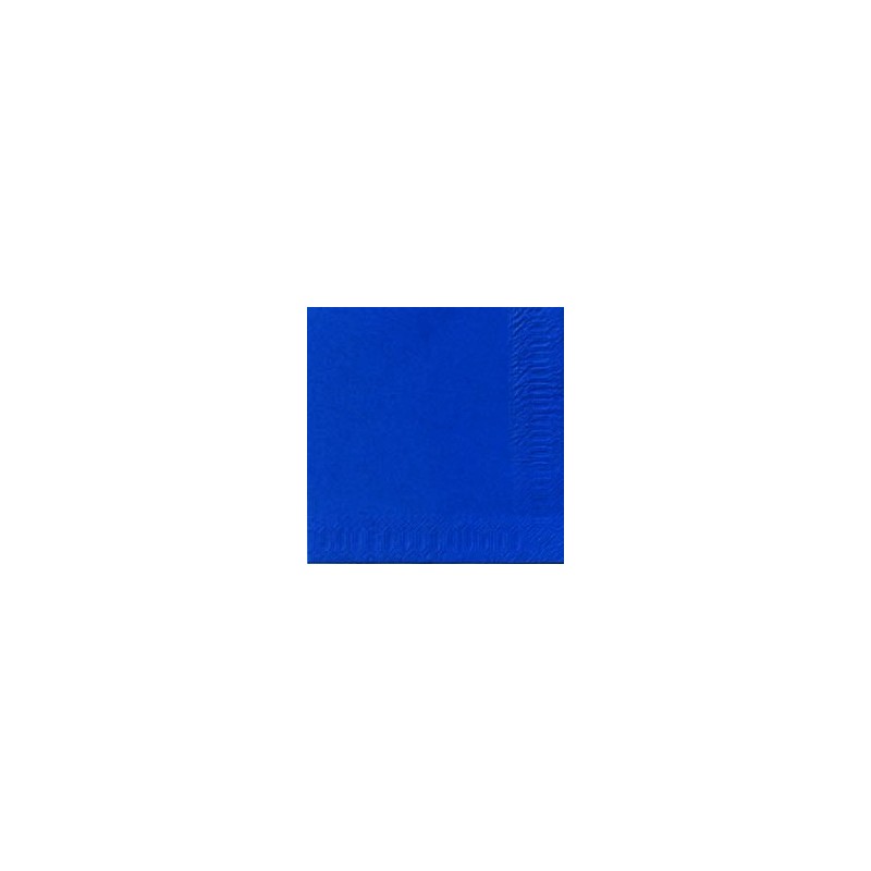 Serviettes 33x33 3 couches bleu foncé Serviettes 33x33 3 couches bleu foncé