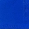 Serviettes 33x33 3 couches bleu foncé Serviettes 33x33 3 couches bleu foncé