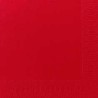 Serviettes 33x33 3 couches rouge