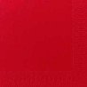 Serviettes 33x33 3 couches rouge