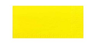 Serviettes 33x33 3 couches jaune