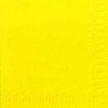 Serviettes 33x33 3 couches jaune