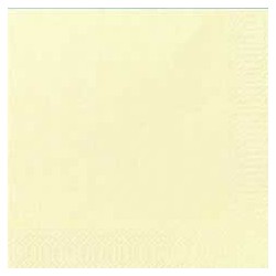 Serviettes 33x33 3 couches cream