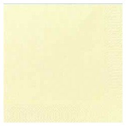 50 tovaglioli 33x33 3 strati di crema