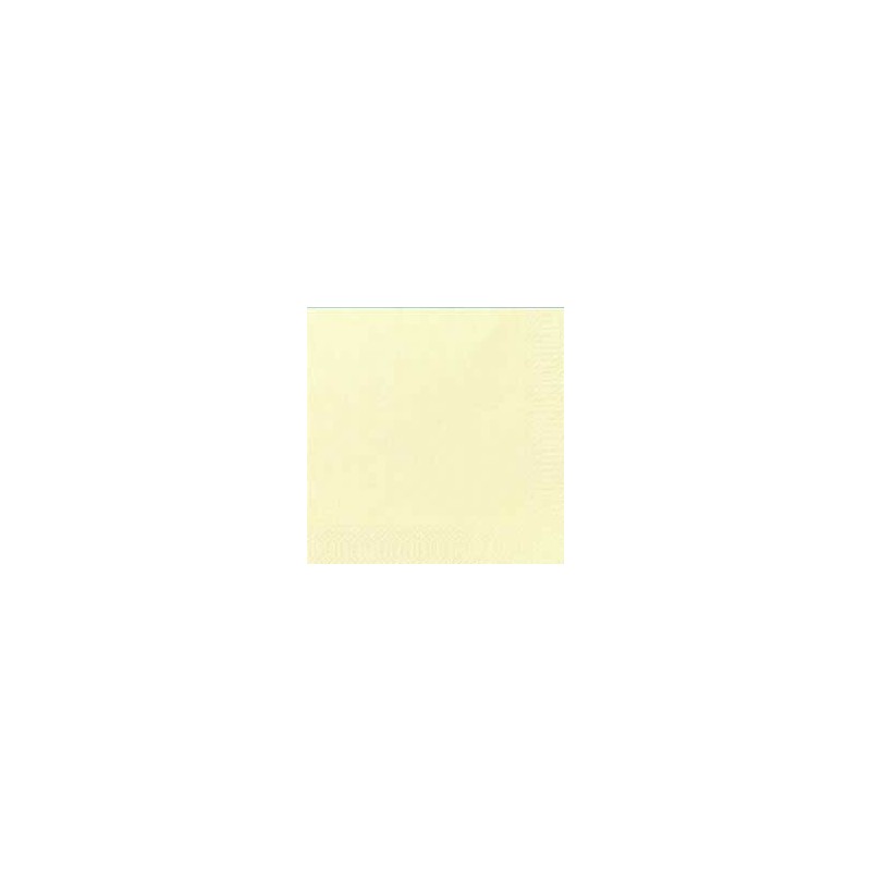 Serviettes 33x33 3 couches cream Serviettes 33x33 3 couches cream