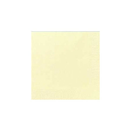 Serviettes 33x33 3 couches cream