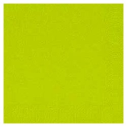 50 Serviettes 33x33 3 couches kiwi