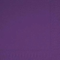 Serviettes 33x33 3 couches plum