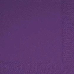 50 Servietten 33x33, 3 lagig, plum