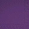Serviettes 33x33 3 couches plum