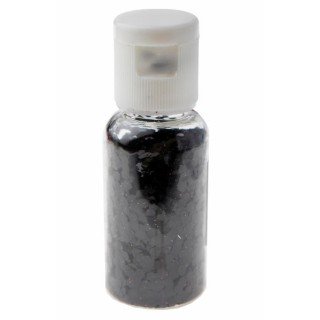 Paillettes en tube, PP, 2,5 mm, 1 tube de 15 grammes, noir