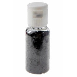 Paillettes en tube, PP, 2,5 mm, 1 tube de 15 grammes, noir