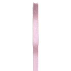 1 Ruban satin double face rose, bobine de 25 mètres